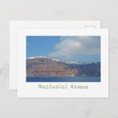 SANTORINI, GRIEKENLAND BRIEFKAART (Voorkant / Achterkant)
