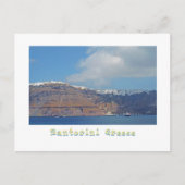 SANTORINI, GRIEKENLAND BRIEFKAART (Voorkant)