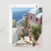 Santorini, Griekenland Briefkaart (Voorkant / Achterkant)