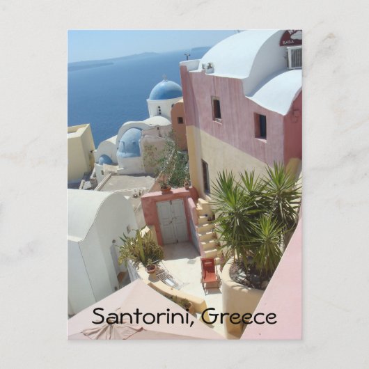 Santorini, Griekenland Briefkaart (Voorkant)