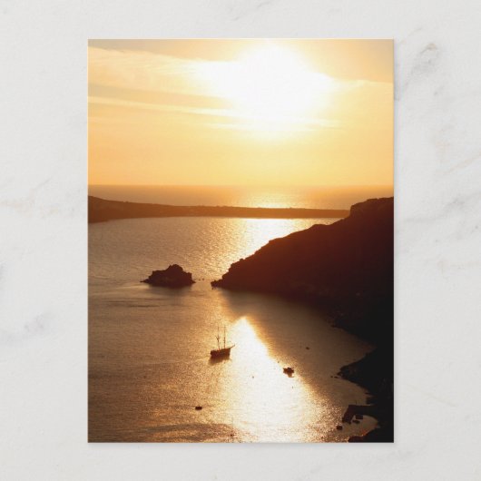 Santorini Griekenland Briefkaart (Voorkant)