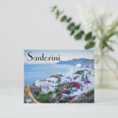 Santorini Griekenland Briefkaart (Staand voorkant)