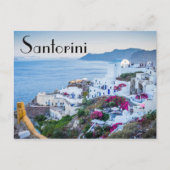 Santorini Griekenland Briefkaart (Voorkant)