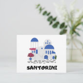 Santorini Griekenland  Briefkaart (Staand voorkant)