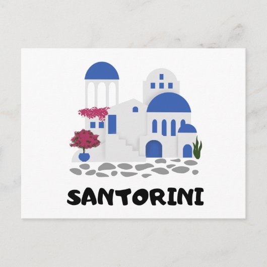 Santorini Griekenland  Briefkaart (Voorkant)