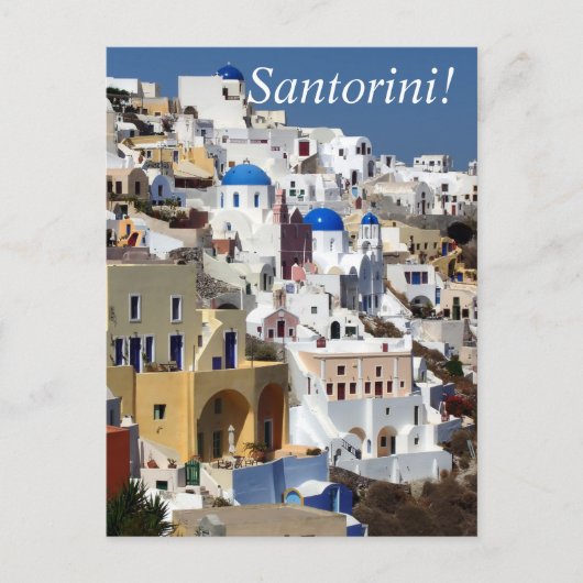 Santorini, Griekenland Briefkaart (Voorkant)