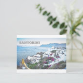 Santorini, Griekenland Briefkaart (Staand voorkant)