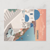 Santorini, Griekenland Briefkaart (Voorkant)
