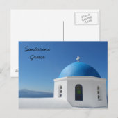 Santorini, Griekenland Briefkaart (Voorkant / Achterkant)