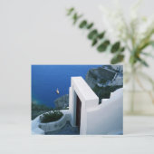 Santorini Griekenland Briefkaart (Staand voorkant)