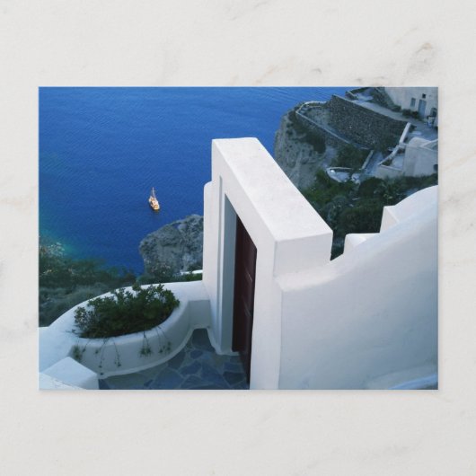 Santorini Griekenland Briefkaart (Voorkant)