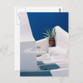 Santorini, Griekenland Briefkaart (Voorkant / Achterkant)