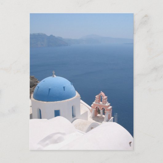 Santorini Griekenland Briefkaart (Voorkant)
