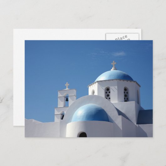 Santorini, Griekenland Briefkaart (Voorkant / Achterkant)