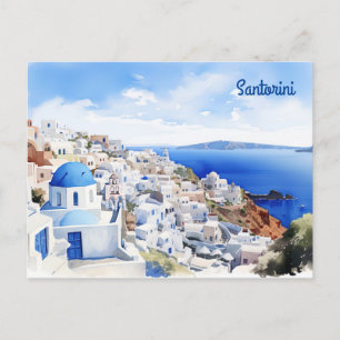 Santorini Griekenland Briefkaart