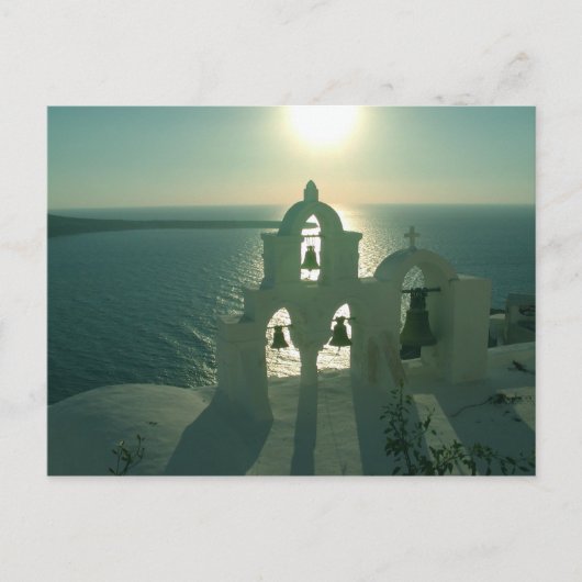 Santorini Griekenland Briefkaart (Voorkant)