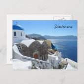 Santorini, Griekenland Briefkaart (Voorkant / Achterkant)