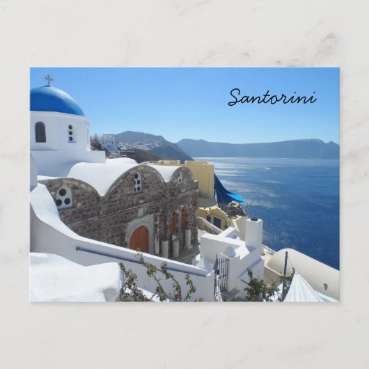Santorini, Griekenland Briefkaart (Voorkant)