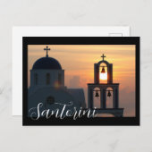 Santorini Griekenland Briefkaart (Voorkant / Achterkant)