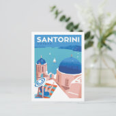 Santorini, Griekenland Briefkaart (Staand voorkant)