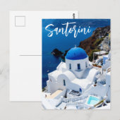 Santorini Griekenland Briefkaart (Voorkant / Achterkant)