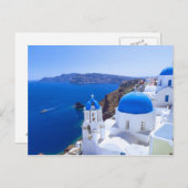 Santorini, Griekenland Briefkaart (Voorkant / Achterkant)