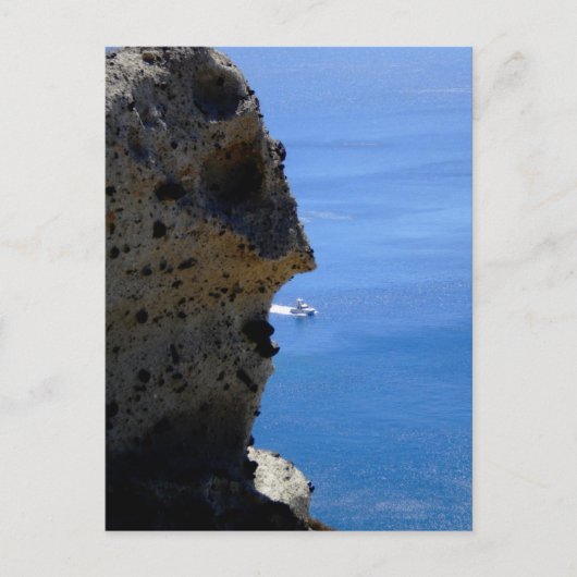 Santorini Griekenland Briefkaart (Voorkant)