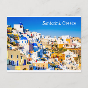 Santorini Griekenland Briefkaart