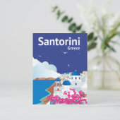 Santorini Griekenland Briefkaart (Staand voorkant)