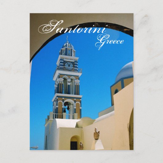 Santorini, Griekenland Briefkaart (Voorkant)