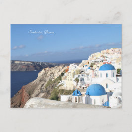 Santorini, Griekenland, Briefkaart. eiland Briefkaart
