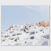 Santorini, griekenland cadeaupapier (Vlak)