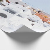 Santorini, griekenland cadeaupapier (Hoek)