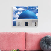 Santorini, Griekenland Canvas Afdruk (Insitu (Woonkamer))