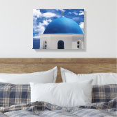 Santorini, Griekenland Canvas Afdruk (Insitu (Slaapkamer))