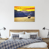 Santorini, Griekenland Canvas Afdruk (Insitu (Slaapkamer))