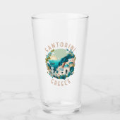 Santorini Griekenland - Cirkel in nood Glas (Voorkant)