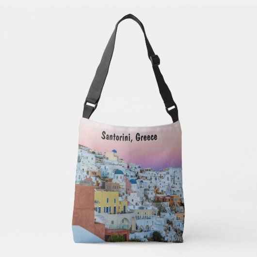 Santorini, Griekenland Crossbody Tas (Voorkant)