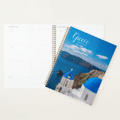 Santorini Griekenland Dag Week Planner (Display)