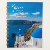 Santorini Griekenland Dag Week Planner (Voorkant)