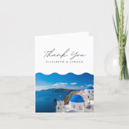 Santorini Griekenland Dankjewel kaart