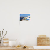 Santorini, Griekenland, dorp Oia, fotografie Poster (Keuken)