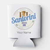 Santorini Griekenland Egeïsche Cycladen Blikjeskoeler (Achterkant)