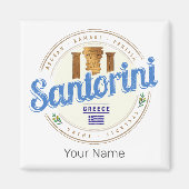 Santorini Griekenland Egeïsche Cycladen Magneet (Voorkant)