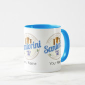 Santorini Griekenland Egeïsche Cycladen Mok (Voorkant rechts)