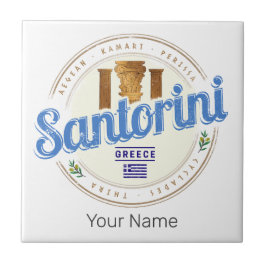 Santorini Griekenland  Egeïsche Cycladen Tegeltje