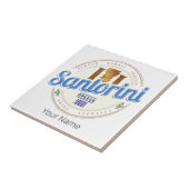 Santorini Griekenland  Egeïsche Cycladen Tegeltje (Zijkant)