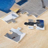 Santorini Griekenland Europa Reisfotografie Volwas Legpuzzel (Zijkant)