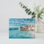 Santorini Griekenland Feestdagenkaart (Staand voorkant)