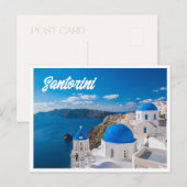 Santorini Griekenland Foto Briefkaart (Voorkant / Achterkant)